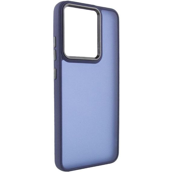 Чохол TPU+PC Lyon Frosted для Motorola Moto G86 5G Navy Blue