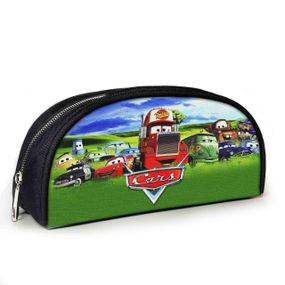 Пенал школьный с принтом Тачки Молния Маккуин 23х10х8 см детский для девочки,мальчика (3930)