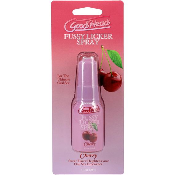 Спрей для кунілінгусу Doc Johnson GoodHead Pussy Licker Spray - Cherry 29 мл Sex Aura | Зображення 1