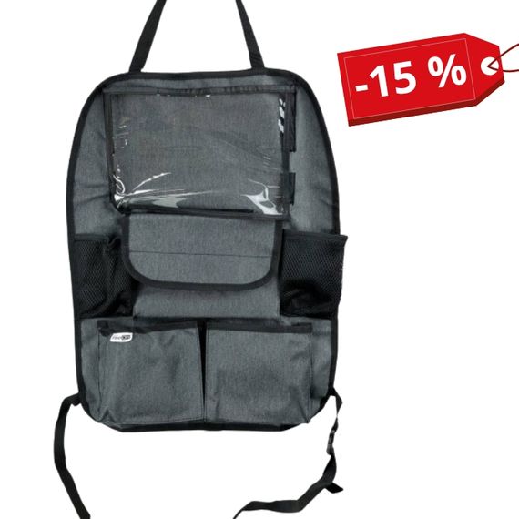 Органайзер для автомобільного сидіння Deluxe FreeON, black | Зображення 1
