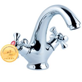 Змішувач PL 1/2" для раковини литий на шпильці AQUATICA (PL-2A155C) 9777000
