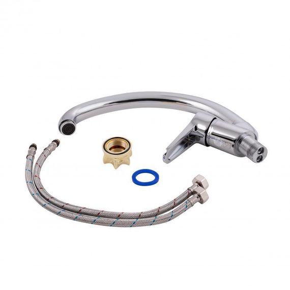 Смеситель для кухни Lidz Nicole 008F (k35) LDNIC008FCRM21877 Chrome | Зображення 3