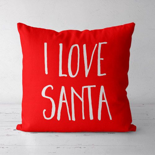 Подушка декоративная Soft I love Santa 45x45 см (45PST_23NG021)