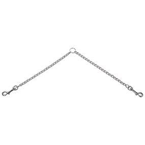 Flamingo Twin Chain поводок-спарка для собак, 2 х 30 см