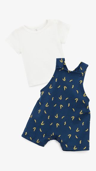 Комплект футболка+ромпер для хлопчика 930563 74 см Синій shop (4821103486067)