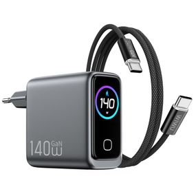СЗУ WIWU CHG200 Voyager PD140W+QC3.0 (1USB-A/3C) + кабель Type-C to Type-C Grey