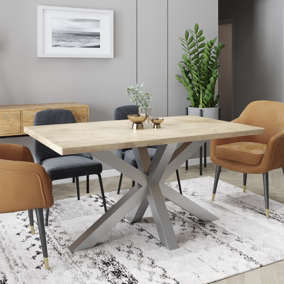 Підстілля каркас для столу з металу 1230×650mm, H=730mm Сірий
