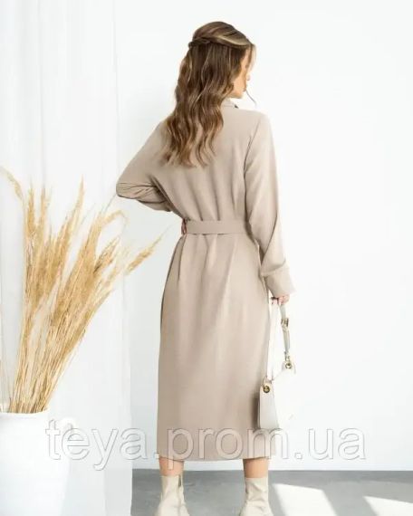Платье для женщин цвет бежевый размер M FI_008586 | Зображення 2