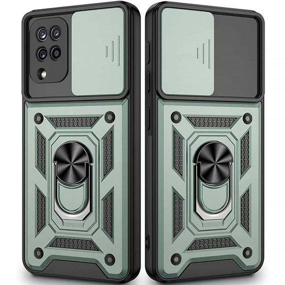 Чохол Ummi Camshield Serge Ring для Samsung Galaxy M53 5G Зелений