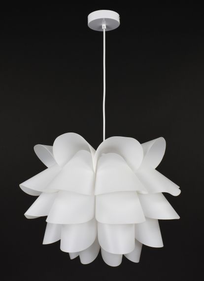 Люстра підвісна на 1 лампочку 27931 Білий 40-170х48х48 см.