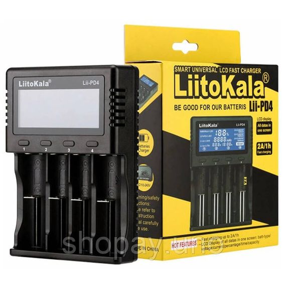 Зарядное устройство для аккумуляторных батареек LiitoKala Lii-PD4 (2000990126979) OR-19 | Зображення 1