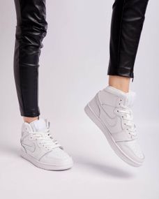Кросівки Air Jordan 1 High All White  весна / літо / осінь