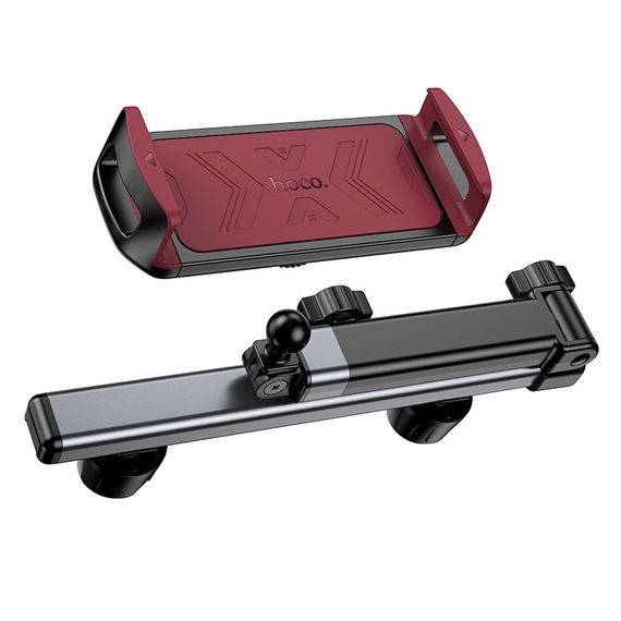 Автоутримувач HOCO H69, кріплення на підголовник, затискач 115-245мм, Black, Box | Зображення 3