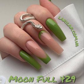 Гель-лак Moon Full Breeze color №429 світло-зелений 8мл