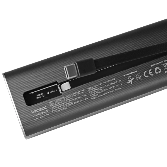 VIDEX VPB-366 PD100Вт 20000мА•г Повербанк | Зображення 4