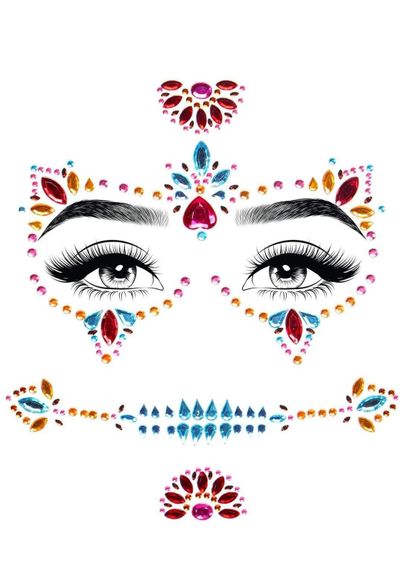 Наклейки для обличчя Leg Avenue DOTD face jewels sticker | Зображення 3