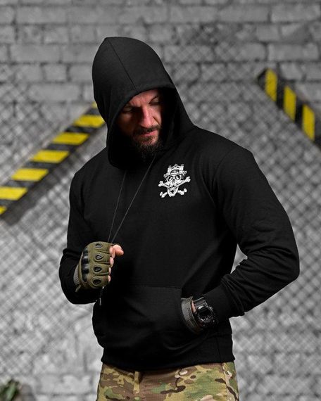 Тактична худі MAKLIN вечеря чорна ДЛ7072 | Зображення 2