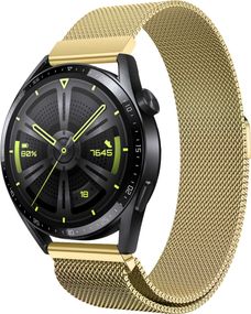 Ремінець 22 мм міланська петля BeWatch для Huawei Watch GT3 46mm Золотий (1020228.4U)
