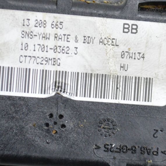 Датчик курсової стійкості Opel Astra H 2004-2010 модуль ESP ЕСП датчик прискорення Опель Астра 13208665 | Зображення 2