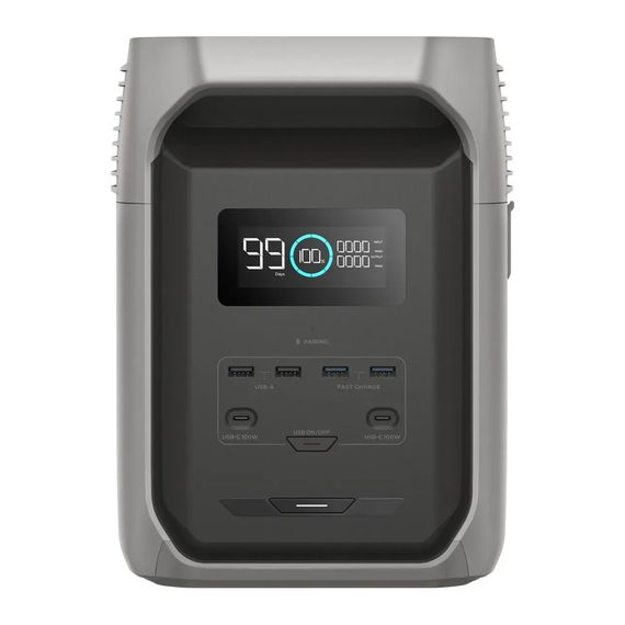 Портативна зарядна станція EcoFlow DELTA 3 1500 (ємність 1536 Вт·год), 3000 циклів, потужність 1800 Вт (пікова 3600 Вт), | Зображення 1