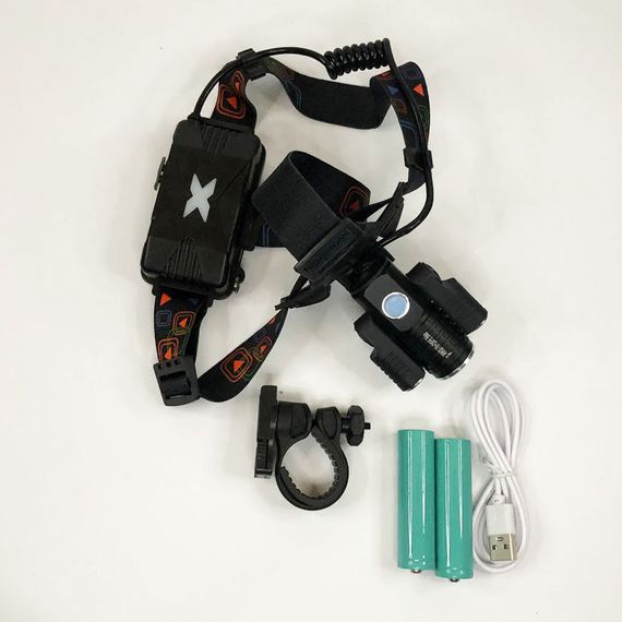 Налобний ліхтар з лінзою W602-T6-2XPE Bike / Головний ліхтарик / XP-154 Ліхтарі налобні | Зображення 6