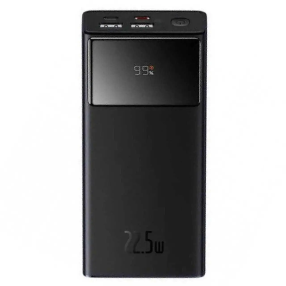 Повербанк Baseus Star-Lord 30000mAh 22.5W з LED-дисплеєм, чорний, Power Bank QC USB + Type-C | Зображення 3