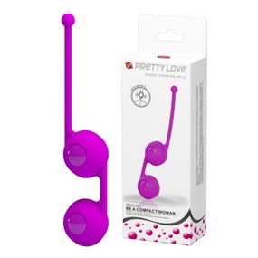 Вагінальні кульки - Pretty Love Kegel Tighten Up III Purple Sex Aura