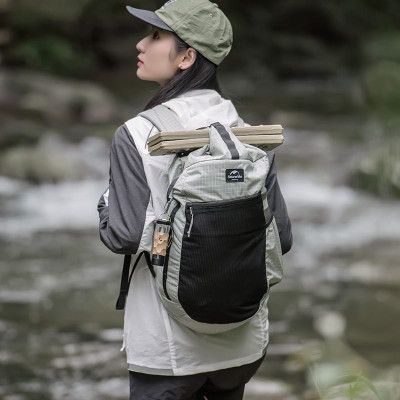 Рюкзак туристический Naturehike NH20BB206 20 л світло-сірий (6927595772775) | Зображення 9