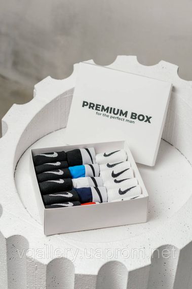 Подарунковий набір чоловічої білизни Nike 5 шт + 12 пар шкарпеток Nike, труси найк 5 шт + 12 пар шкарпеток найк | Зображення 2