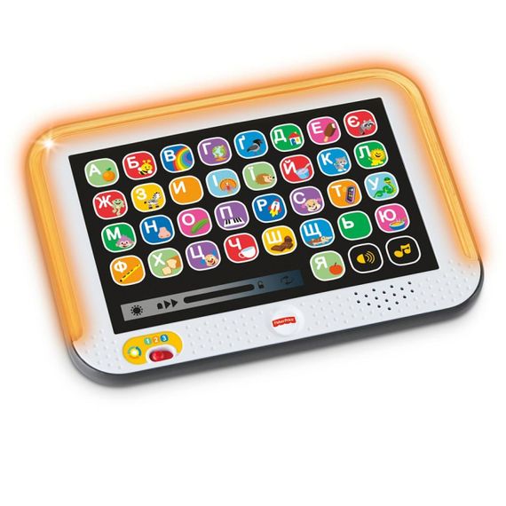 Інтерактивна іграшка FBR86 Fisher-Price Smart stages "Розумний планшет" на укр. мові, в коробці | Зображення 1
