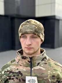 Шапка флісова піксель з Velcro