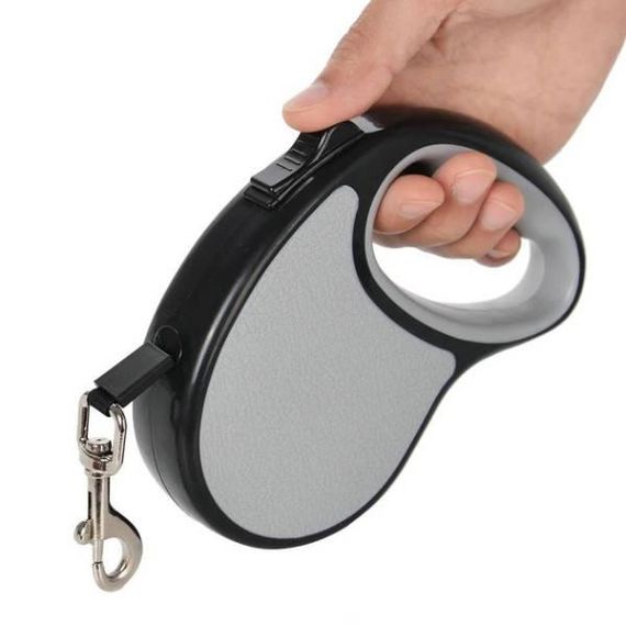 Поводок автоматический выдвижной для собак AND LY-727 3м Серый