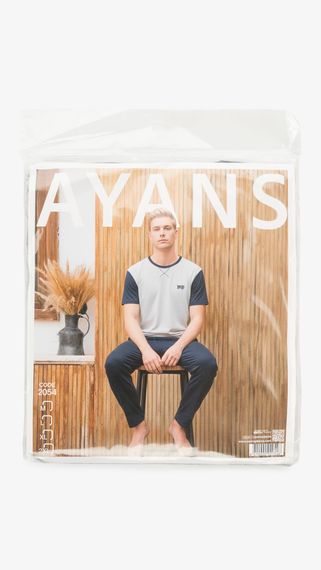 Піжама чоловіча AYANS 2054 XL Сіро-синій shop (2000999559044) | Зображення 8