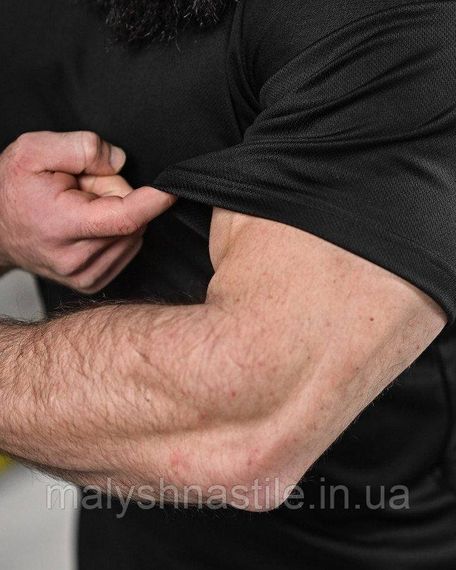 Тактическая потоотводящая футболка veres черная ДЛ6296 | Зображення 3