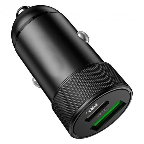Автомобільний зарядний пристрій XPRO Z32B PD20W+QC3.0  чорний (37356-01) | Зображення 3