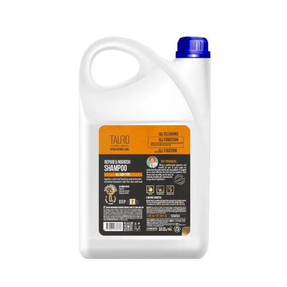Шампунь, що відновлює для шкіри та вовни собак та кішок TAURO PRO LINE Ultra Natural Care Repair and Nourish 3.79 л