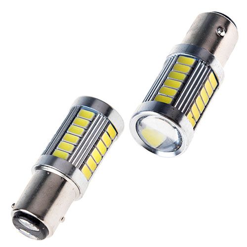 Лампа діодна S25 1157-5630-33SMD 2 контакту 0100/10537