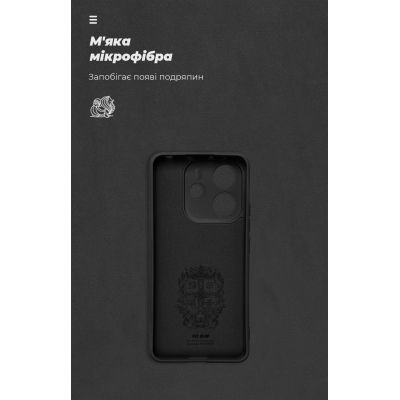 Чехол для мобильного телефона Armorstandart ICON Xiaomi Redmi Note 14 4G Camera cover Black (ARM79815) | Зображення 3