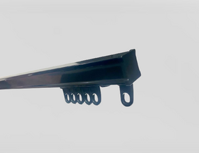 Карниз для штор профиль AS в сборе Черный для тяжелых штор 225см.