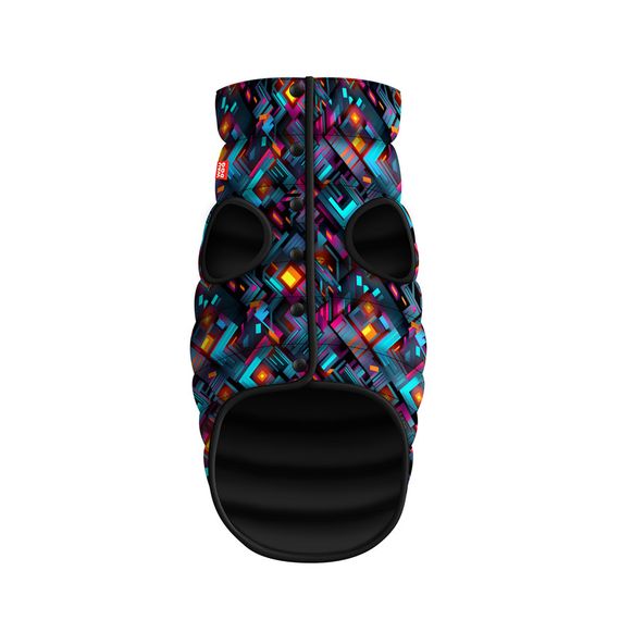 Курточка для собак WAUDOG Clothes малюнок "Нескінченні світи", S30, В 58-62 см, С 42-46 см