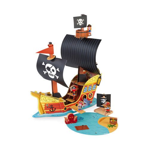 Игровой набор Janod Корабль пиратов 3D J08579 (J08579) | Зображення 2