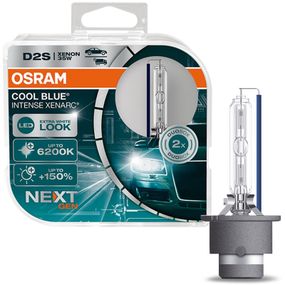 Комплект ксеноновых ламп Osram D2S 35W P32d-2 Cool Blue Intense Next Gen +150% (66240CBN-HCB)