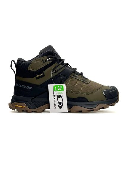 Зимові Чоловічі кросівки New Salomon X Ultra 4 Mid Fur Khaki Black  (топ якість) A4863 44 28 | Зображення 2