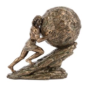 Мифологическая статуэтка Sisyphus Eternal 10х18 см