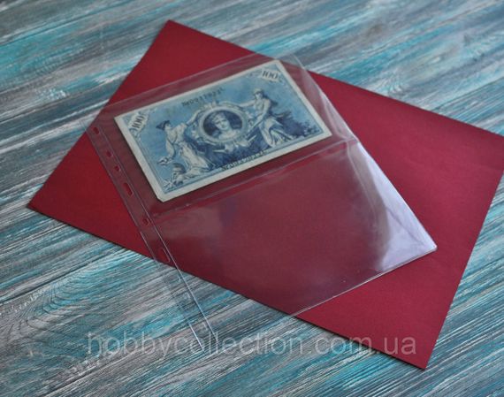 Лист для банкнот (бон) – 200*250 мм (Optima) C2 (на 2 бони)