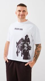 Футболка з принтом чоловіча GENUA G01222-0041 2XL Білий shop (2000999469305)