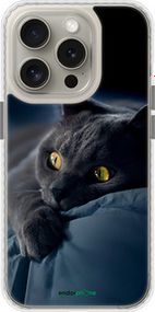 Чохол на iPhone 15 Pro Димчастий кіт "825pc-3096-2448"