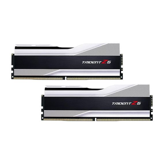 Модуль пам&#039;яті для комп&#039;ютера DDR5 64GB (2x32GB) 6000 MHz Trident Z5 Silver G.Skill (F5-6000J3238G32GX2-TZ5S)