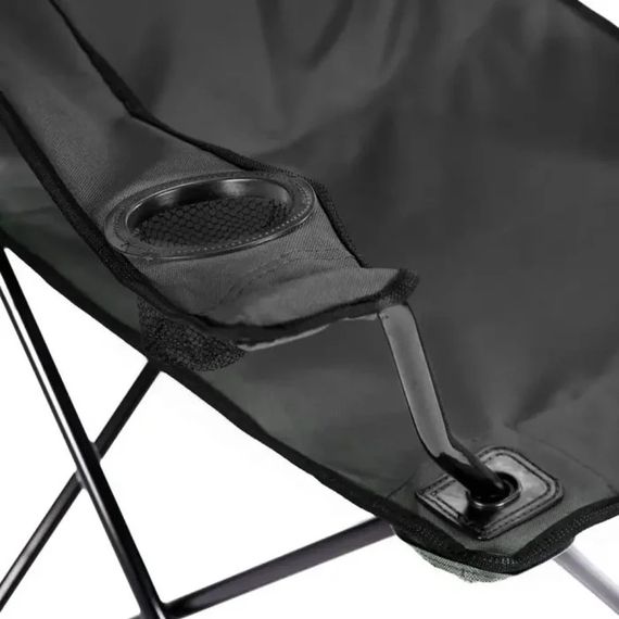 Складное кресло Паук A10black с подлокотниками 50×50×80 см черное | Зображення 3