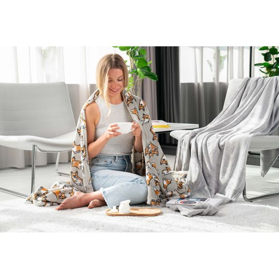 Плед Ardesto Flannel коргі, 160х200 см (ART0109PB) | Зображення 2